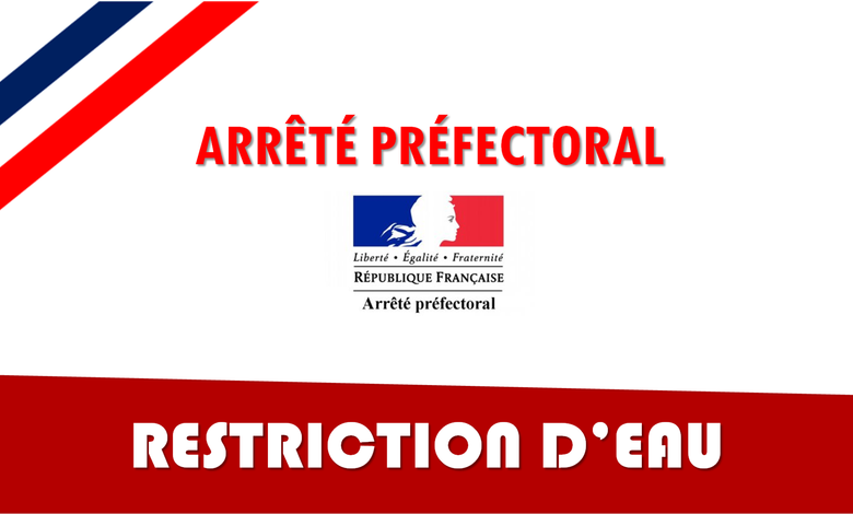 Restriction d'eau