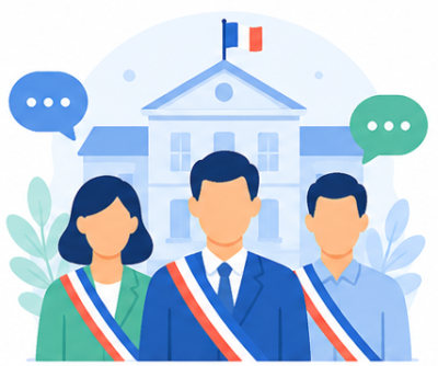 Pictogramme d'un conseil municipal